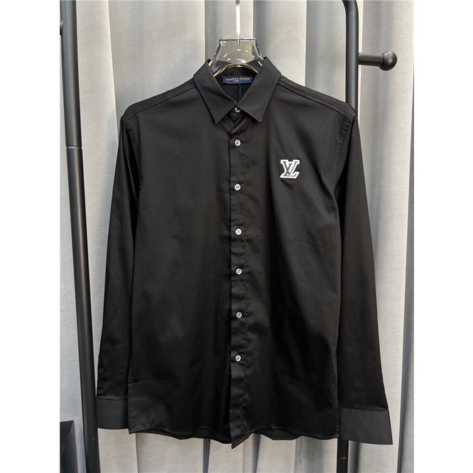 Áo Sơ Mi Nam Tay DàI Thêu Logo L0uis Vu1tt 2022, Size M-4XL