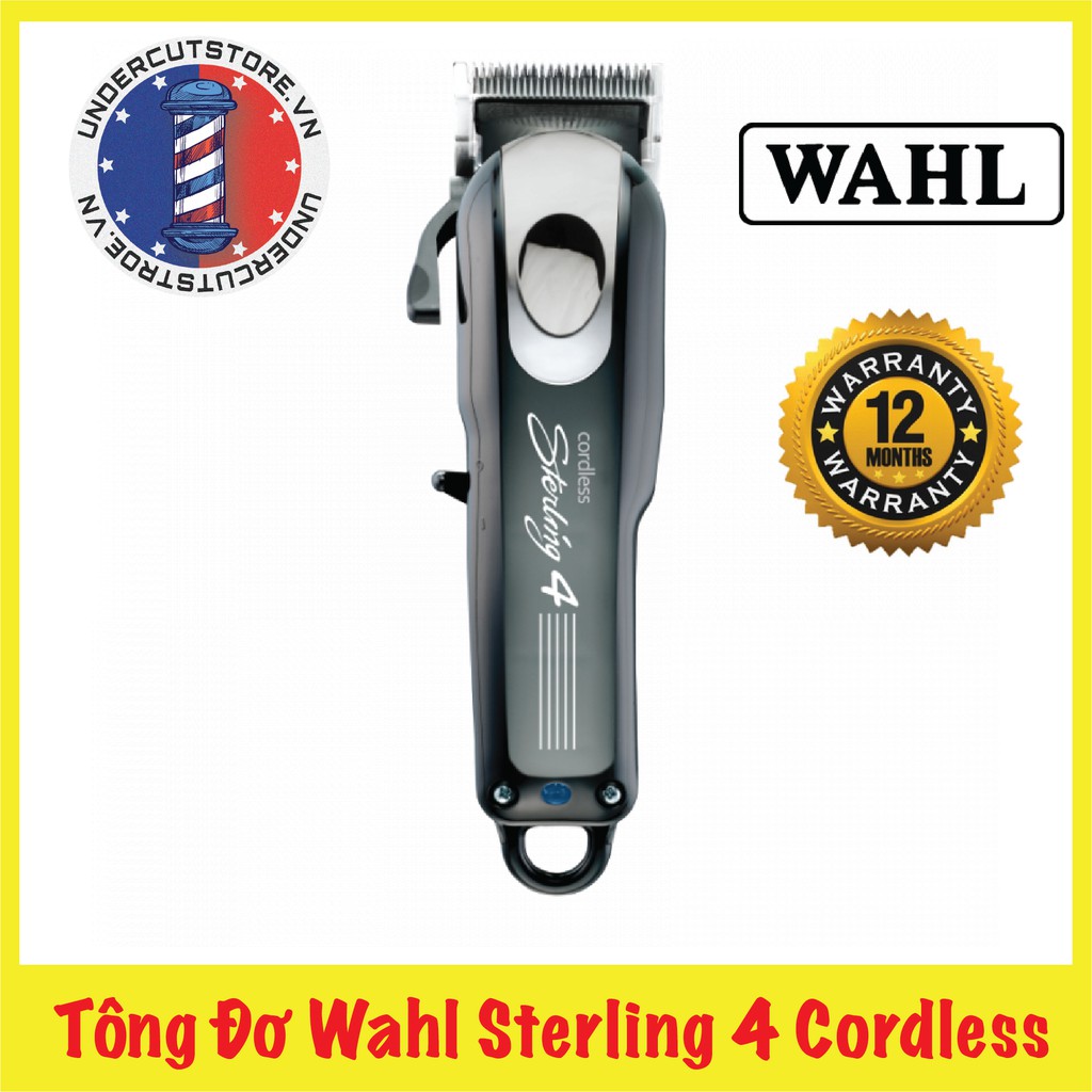 Tông Đơ Wahl Sterling 4 Cordless - Tông Đơ Cắt Tóc USA - Hàng Chính Hãng - Nội Địa Mỹ - Bảo Hành 1 Năm