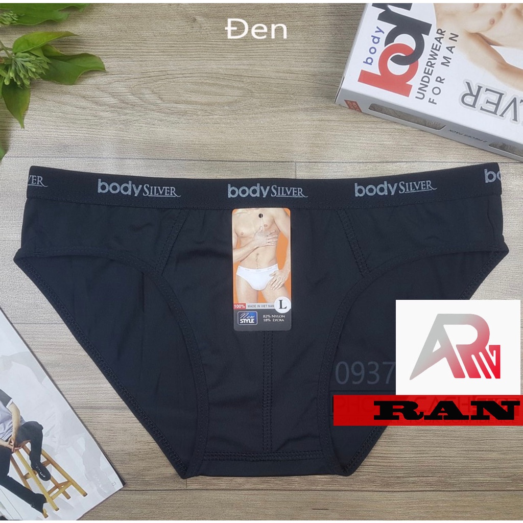 Quần lót nam thun lạnh pha lụa siêu mát - quần sịp BODY Silver 705 , xịp chuẩn hang chính hãng