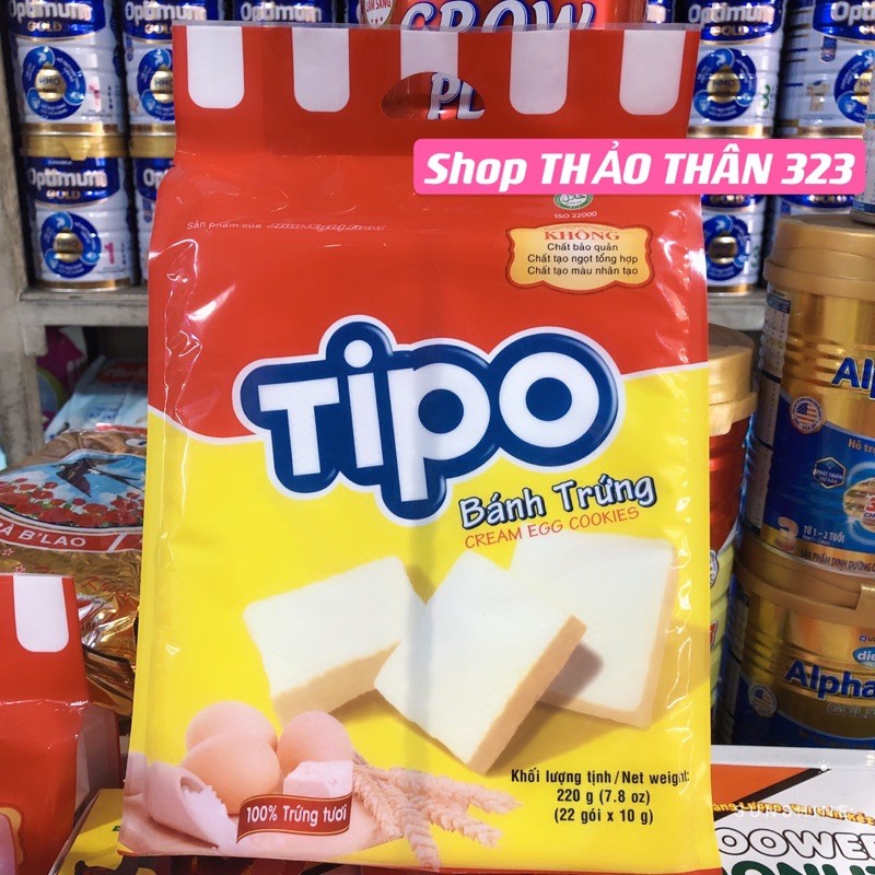 Bánh Trứng Tipo - 100% Trứng Tuơi