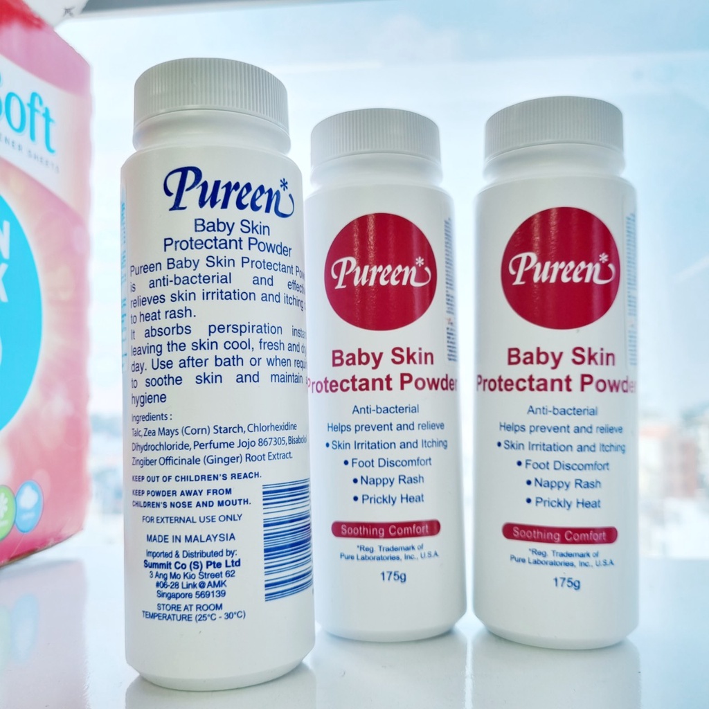 Phấn baby PUREEN Protectant Powder 175g/ Phấn rôm sẩy cho bé