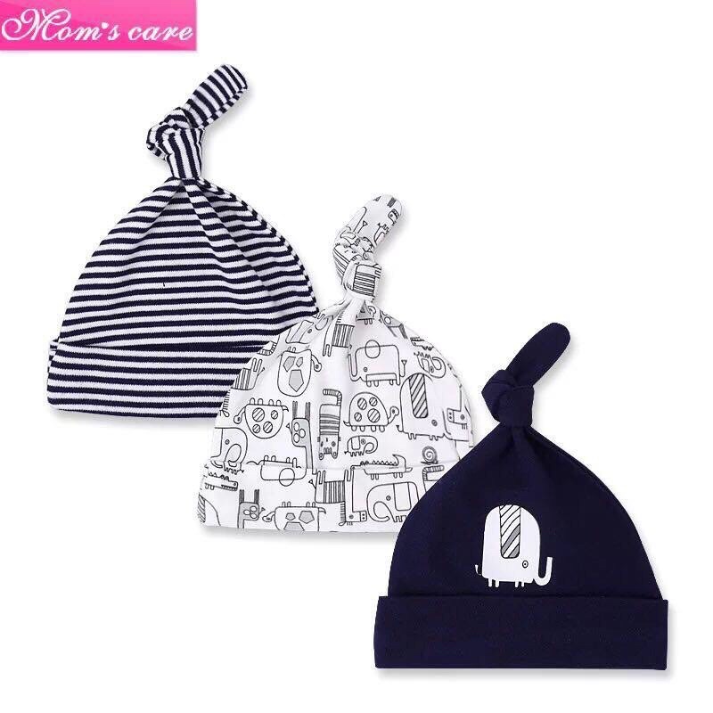 Mũ nỉ mom care mềm mại cho bé 0-6M