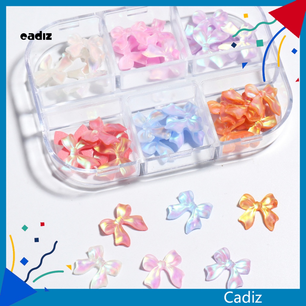 Phụ Kiện Trang Trí Móng Tay Hình Nơ 3D Thân Thiện Với Môi Trường