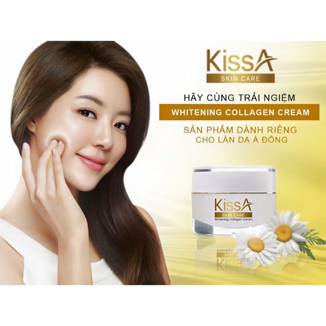 KEM DƯỠNG TRẮNG DA COLLAGEN KISSA