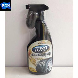 CHAI XỊT BÓNG VÀ BẢO VỆ VỎ XE TOYO TYRE RESTORER