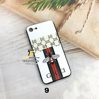 Ốp lưng iPhone 7, iPhone 8 in hình 3D vân Vali nổi