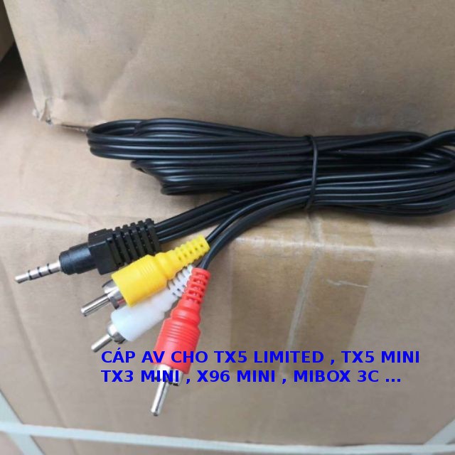 Cáp AV 1 ra 3 cho tx5 , tx5 mini , tx3 mini , x96 mini , mibox 3c