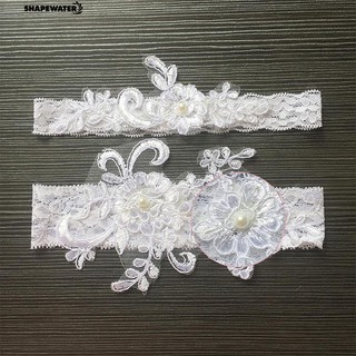Vòng ren đính ngọc trai giả thanh lịch cho cô dâu