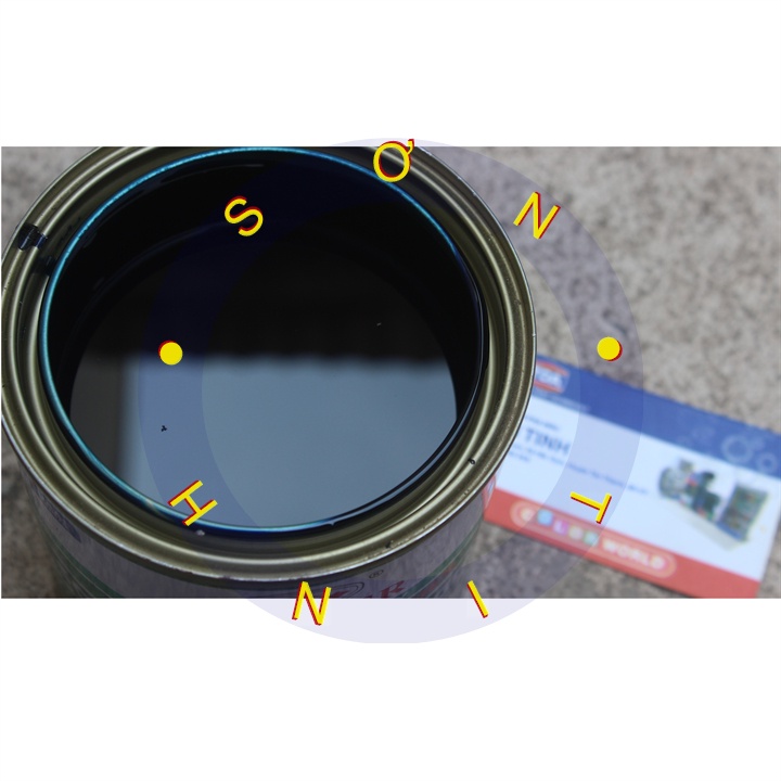 Sơn thơm công nghiệp Lobster màu xanh DƯƠNG YAMAHA ĐẬM đen DARK BLUE 603 800ml