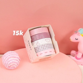 5 cuộn washi dễ thương