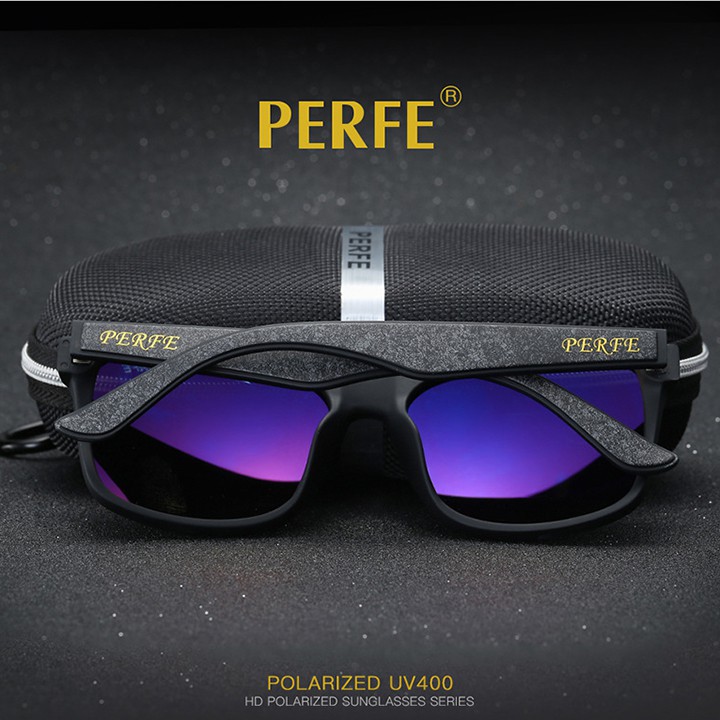 Mắt kính phân cực polarized chống chói, chống tia UV, kính mát nam PERFE - Mã số: MK1905