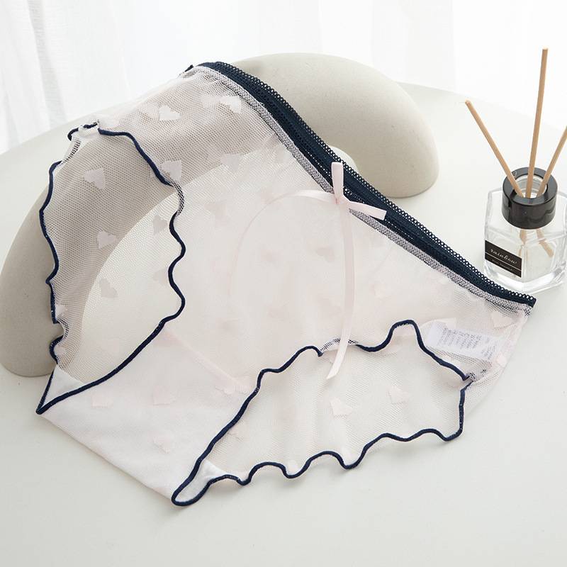 Quần Lót Cotton Phối Ren Mỏng Thoáng Khí Phong Cách Nhật Bản Cho Nữ | BigBuy360 - bigbuy360.vn