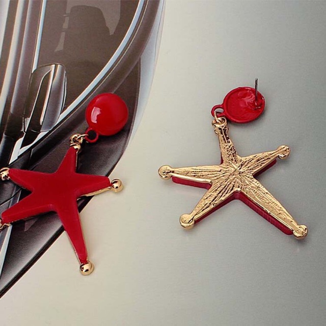 Bông tai sắc màu ngôi sao A2129