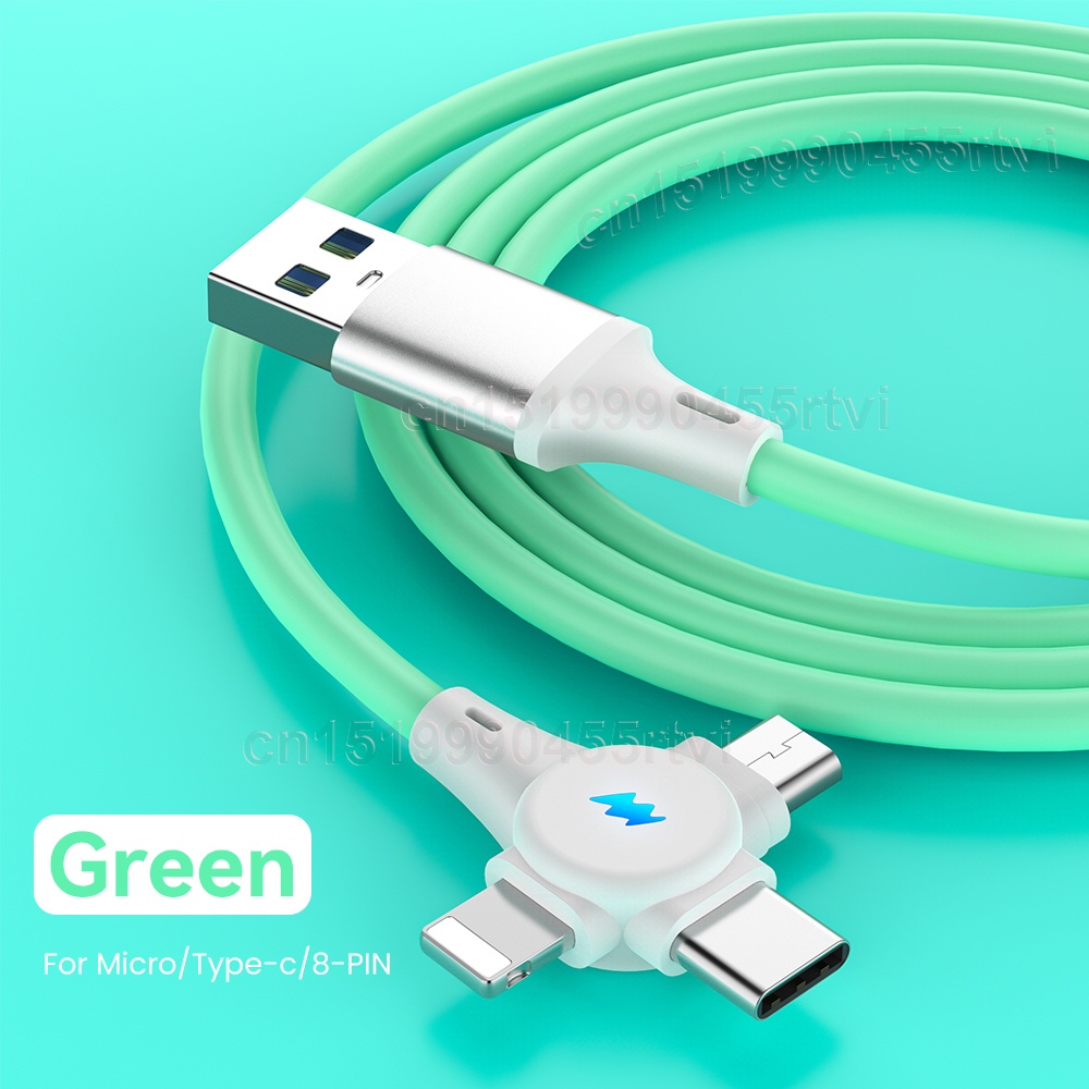 Dây Cáp Sạc Nhanh USB/Type C 1/2m 3 Trong 1 Chuyên Dụng Cho Huawei Xiaomi 13 12