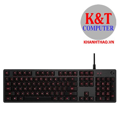 Bàn Phím Cơ Có Dây Logitech G413 Carbon LED Romer-G Switch Full Size - Hàng Chính Hãng