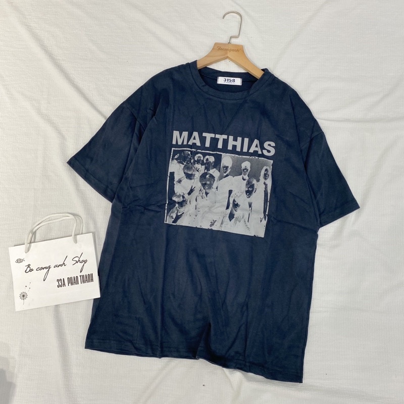 Áo Thun Matthias 3158 Unisex HB264 Form To Rộng Hàng Quảng Châu