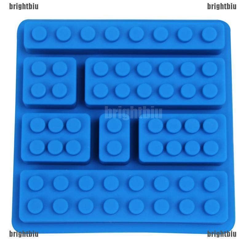 Khuôn silicone Hình lego Vuông Làm Sô Cô La / Đá