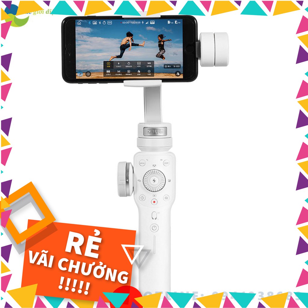 [SALE] (hàng chính hãng) Tay cầm chống rung gimbal Zhiyun smooth 4 - Bảo hành 12 tháng - Shop Thế Giới Điện Máy .