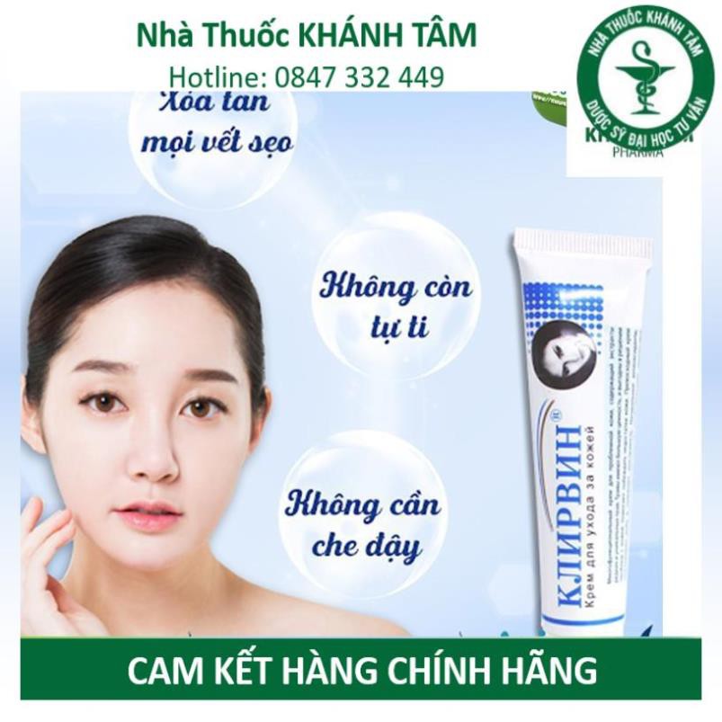 Kem mờ sẹo, rạn da Klirvin Nga 25g _Khánh Tâm ! !