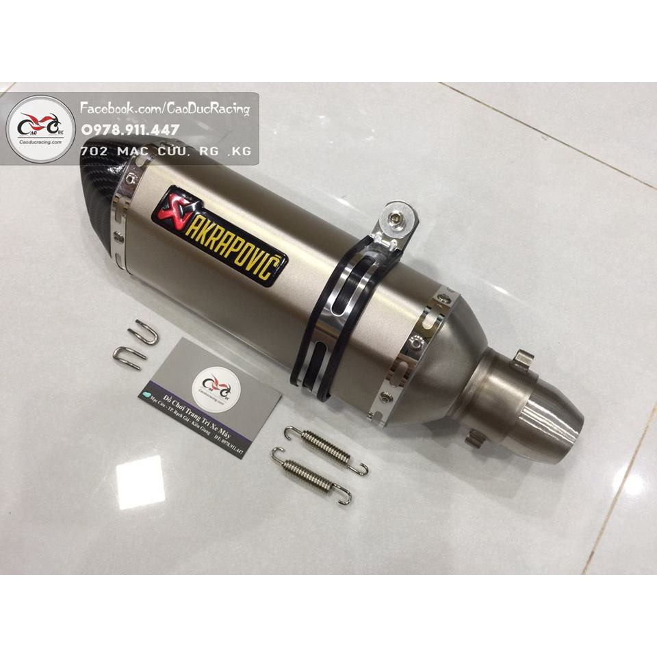 Gía sỉ Lon pô AKRAPOVIC lục giác Full box - tiêu , lon pô , loxo