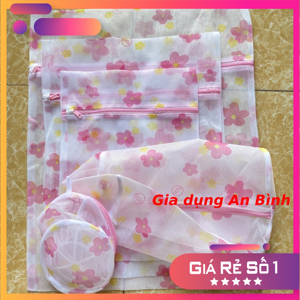 Túi giặt đựng quần áo, túi lưới giặt đồ cho máy giặt, túi vải giặt quần áo tiện dụng