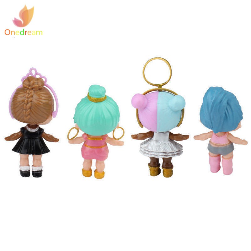 Set 8 búp bê đồ chơi LOL nhựa nhiều màu sắc dành cho trẻ em