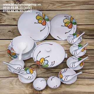 Chén tô dĩa sứ Daisy Bóng Bay sứ Minh Long - chén tô dĩa sứ Minh Long