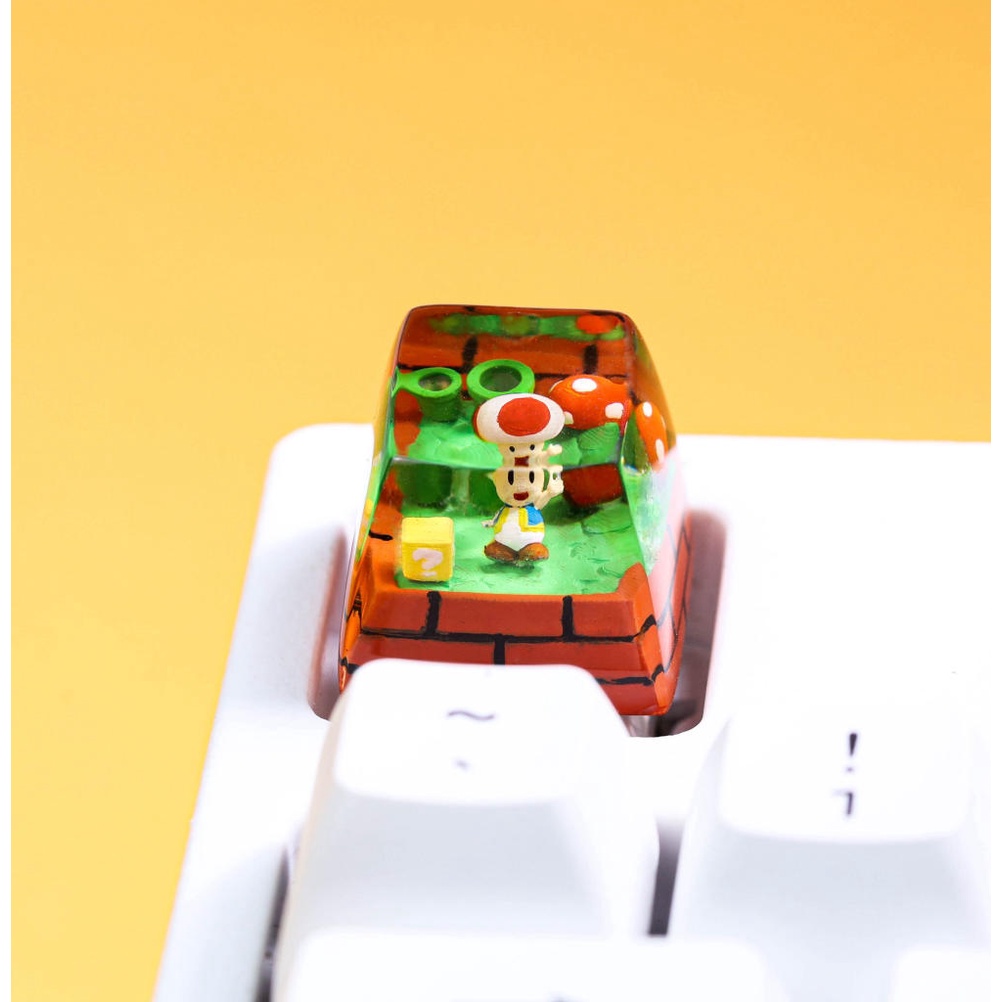 Keycap lẻ Super Mario, keycap SA profile, keycap artisan giá rẻ