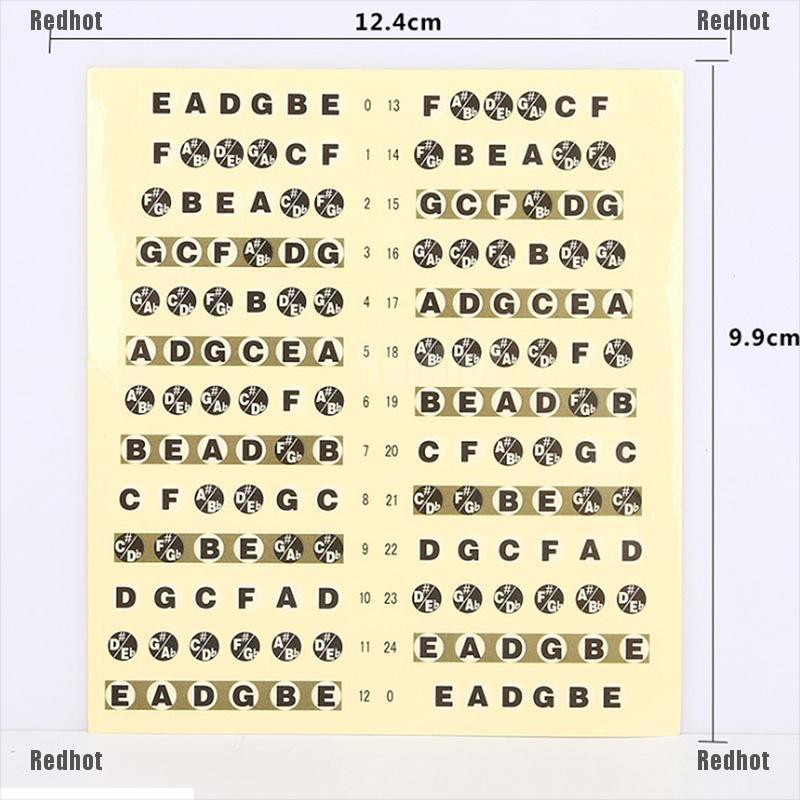 Miếng Dán Chìa Khóa Đàn Guitar Cho Người Mới Bắt Đầu