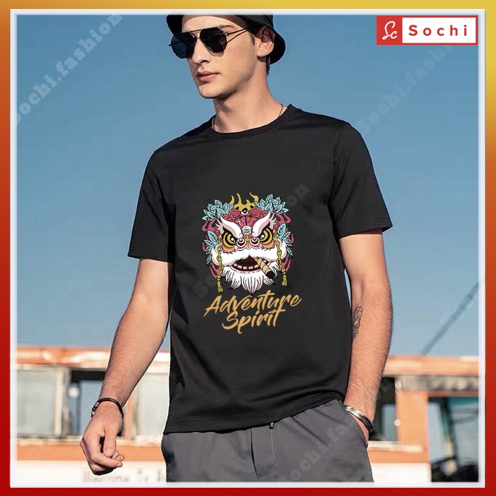 Áo thun nam cộc tay thời trang nam, áo ngắn tay nam SOCHI FANSHION chất cotton mát mịn CZ628