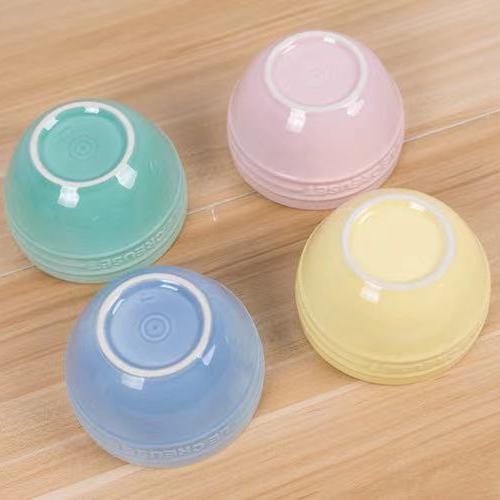 Bộ 4 Chén Cơm Màu Cầu Vồng Xinh Xắn Dành Cho Gia Đình