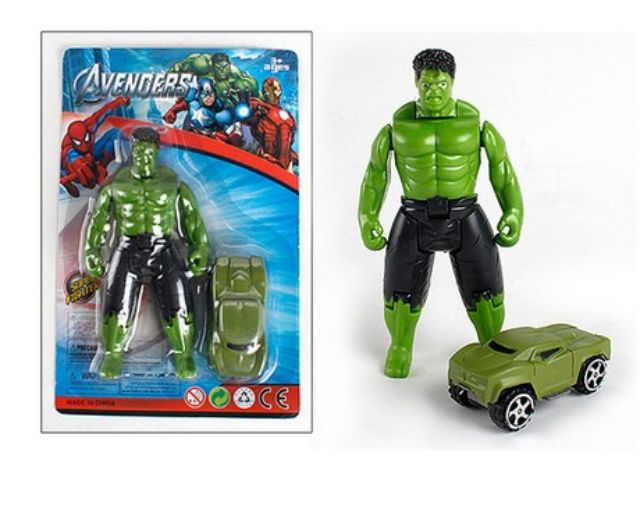 Bộ mô hình siêu anh hùng Iron man - Thor - Captain - Hulk