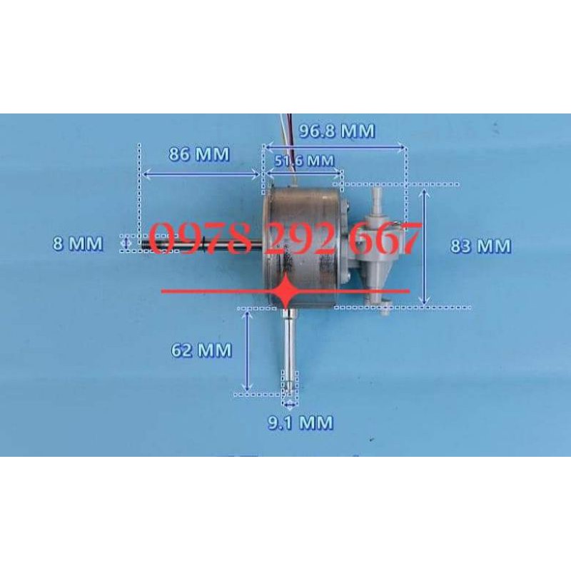 Đầu quạt B4 B5  BLDC 24v ~ 32vdc