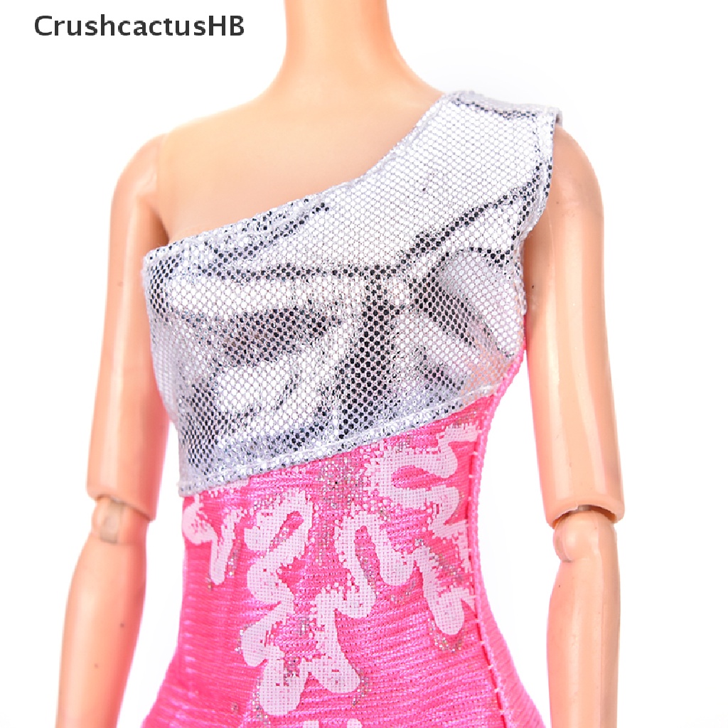 [CrushcactusHB] Fashion Beautiful Handmade Party Clothes Dress for 9&quot; Barbie Doll Mini 99 Hot Sell