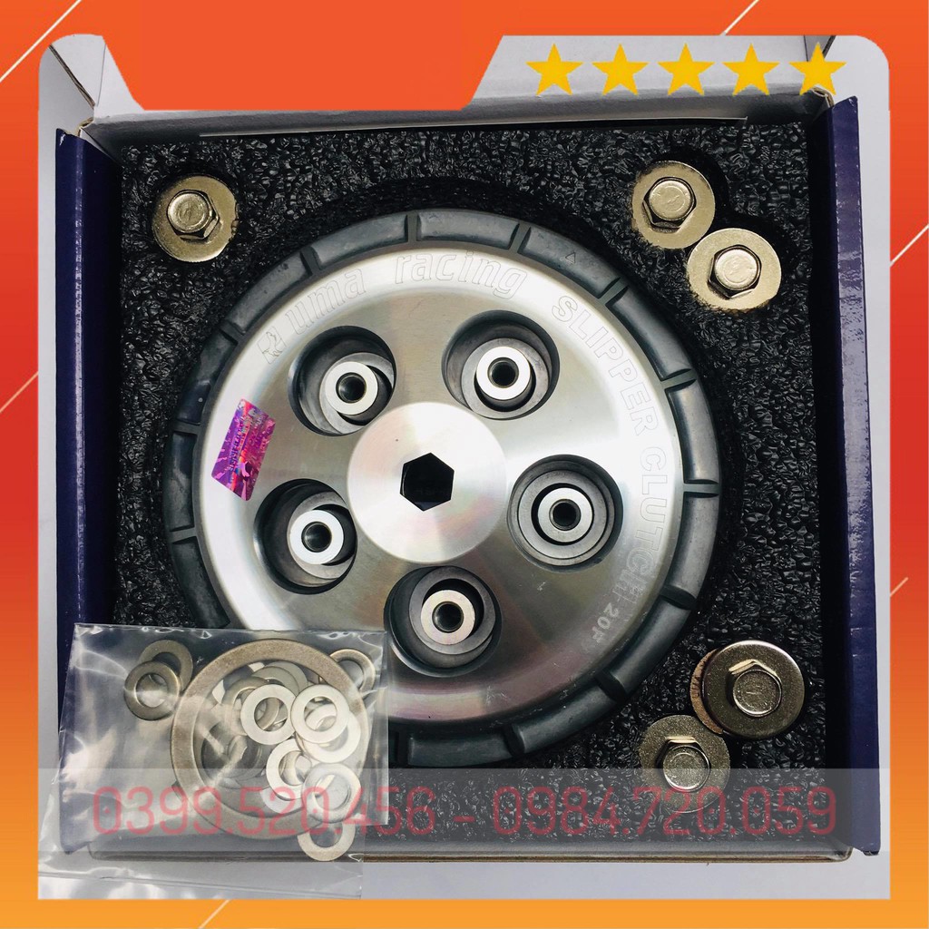 Bộ nồi chống trượt chính hãng UMA Slipper Clutch dành cho xe Yamaha