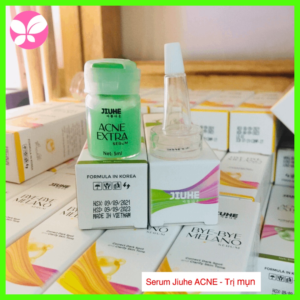 Serum Jiuhe Acne Extra 5ml - Giảm mụn mờ thâm Face + Body - Jiuhe mụn