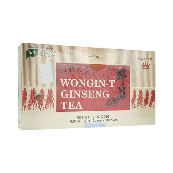 [SIÊU SALE] Trà Nhân Sâm Hàn Quốc Wongin T Ginseng Tea (10 hộp x 10 gói x 2g)
