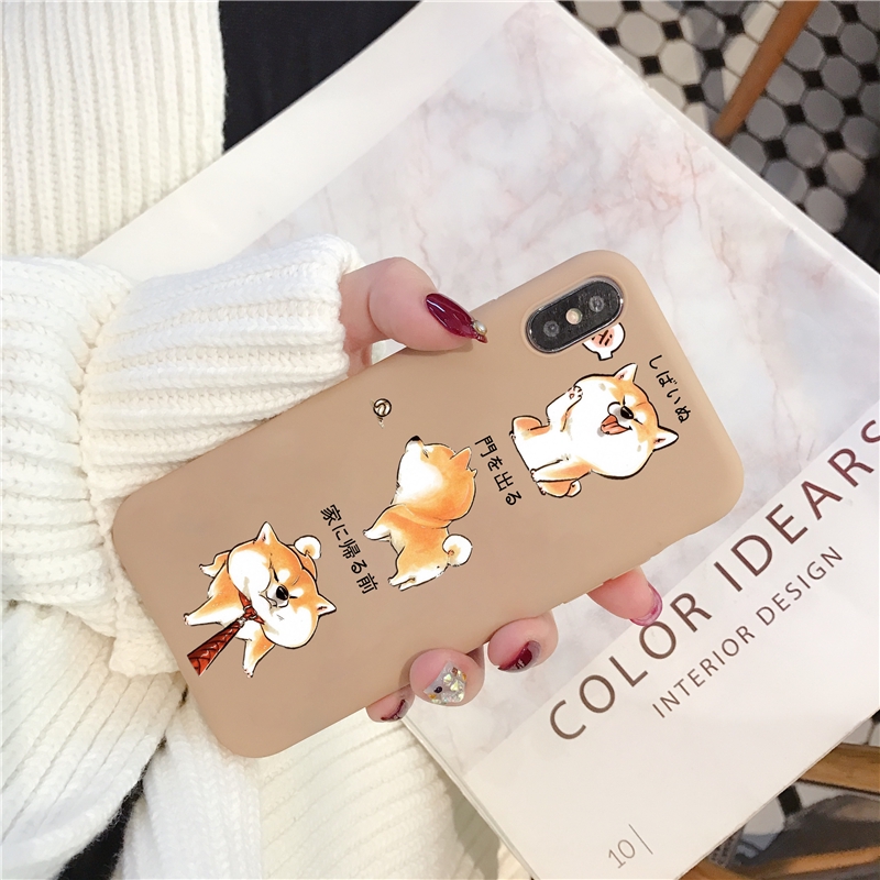 Ốp điện thoại họa tiết cún đáng yêu cho iPhone xsmax XR XS X 7 8 6 6s Plus 6SPlus 7Plus 11 11pro 11promax Dogs Soft Case | BigBuy360 - bigbuy360.vn