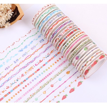 Washi tape ANT 5mm (Mẫu 1) - Băng keo trang trí 5*7 mm