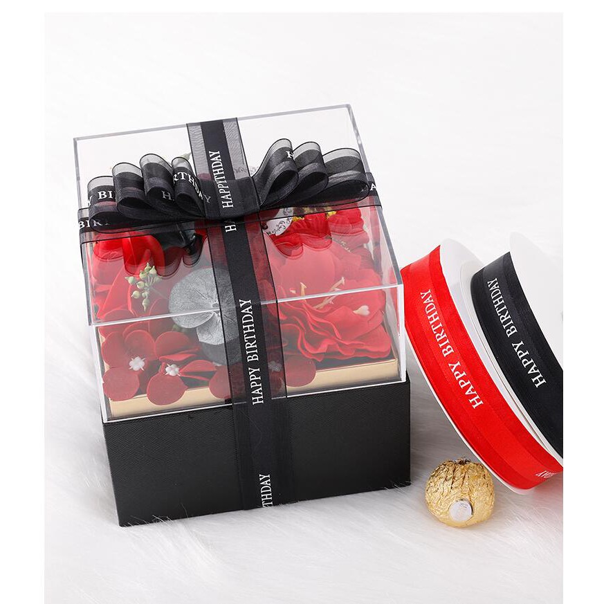 Cuộn Dây Ruy Băng 10M Dùng Gói Quà Sinh Nhật Độc Đáo