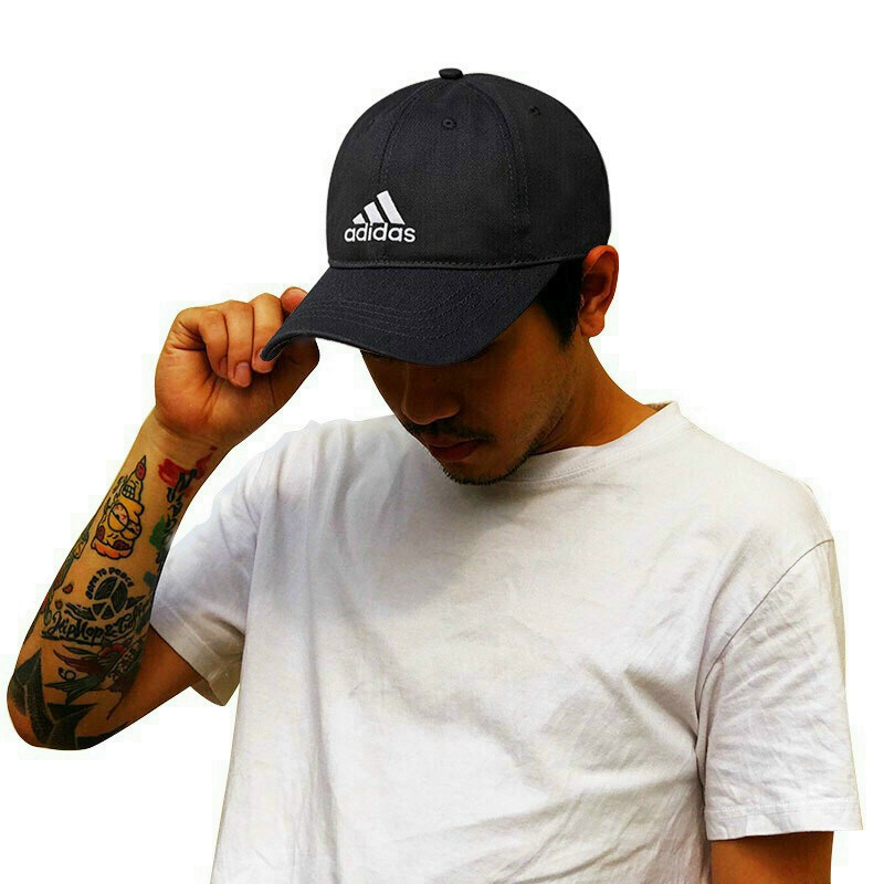 Mũ Lưỡi Trai Adidas Đen Logo 3 Lá Truyền Thống Chất Cực Đẹp From Cứng Cáp Full Tag