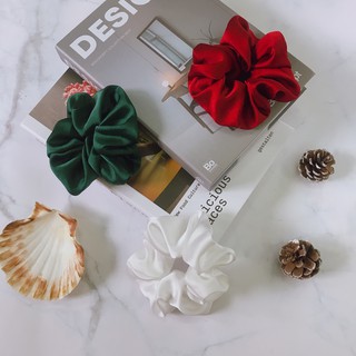 Buộc tóc Scrunchies lụa bóng nhiều màu