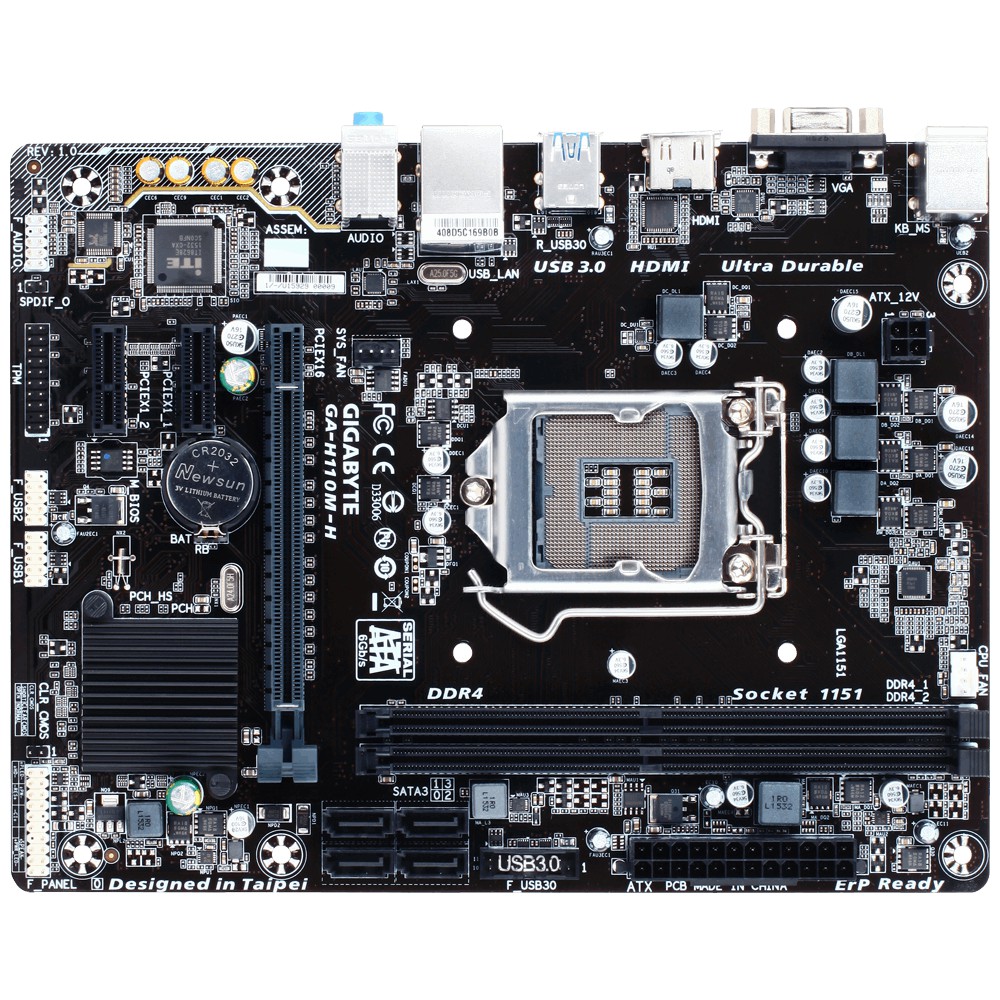 Mainboard Gigabyte H110M H  - Hàng chính hãng