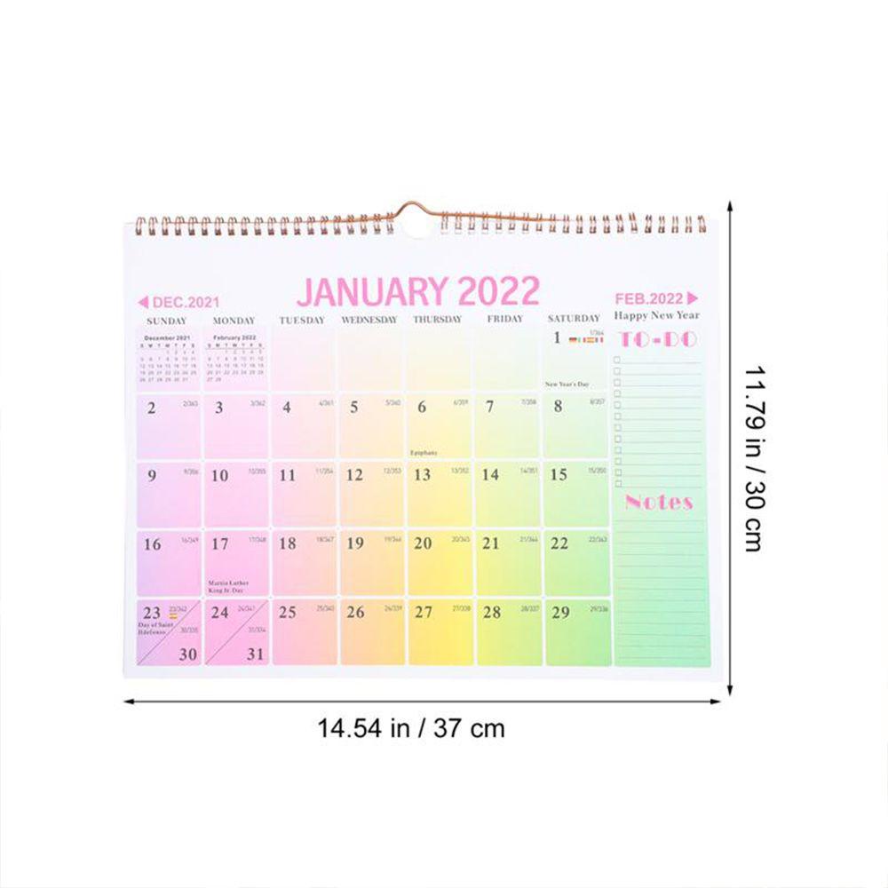 Lịch Treo Tường Lên Kế Hoạch Năm Mới 2022
