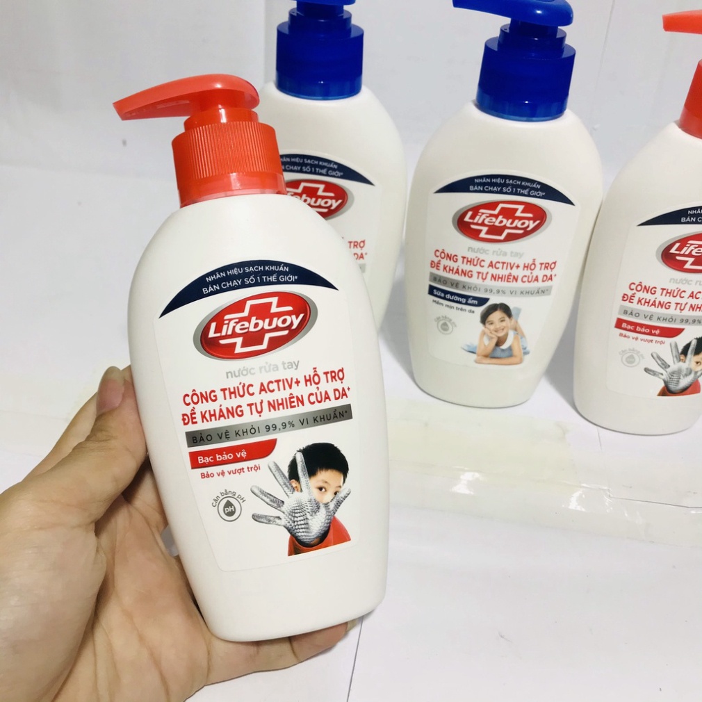 Nước rửa tay Lifebuoy chai 180g
