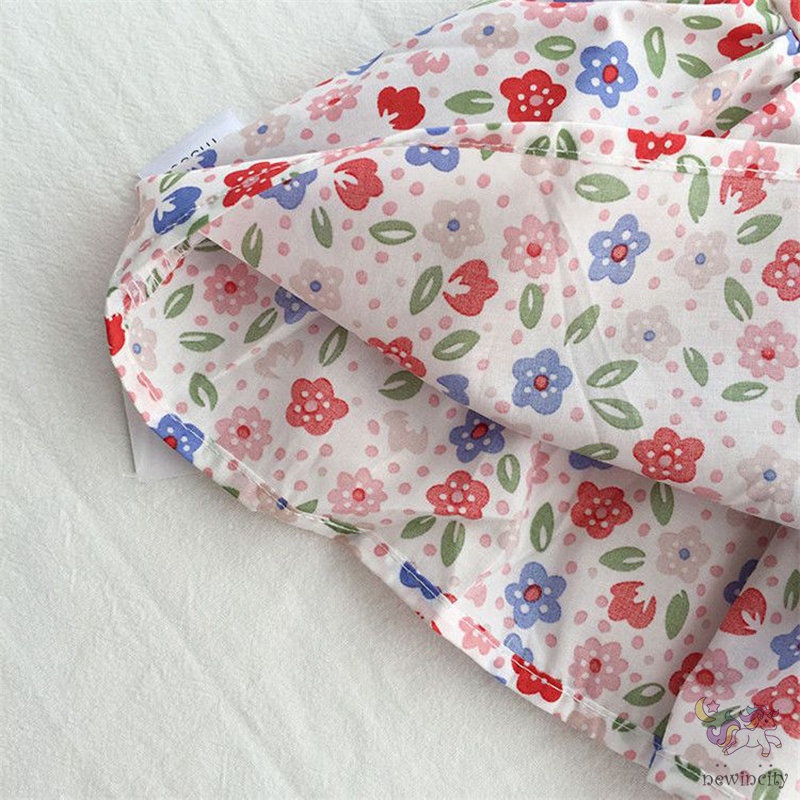 Áo Sát Nách In Hoa Thời Trang Hàn Quốc Xinh Xắn Cho Bé Gái