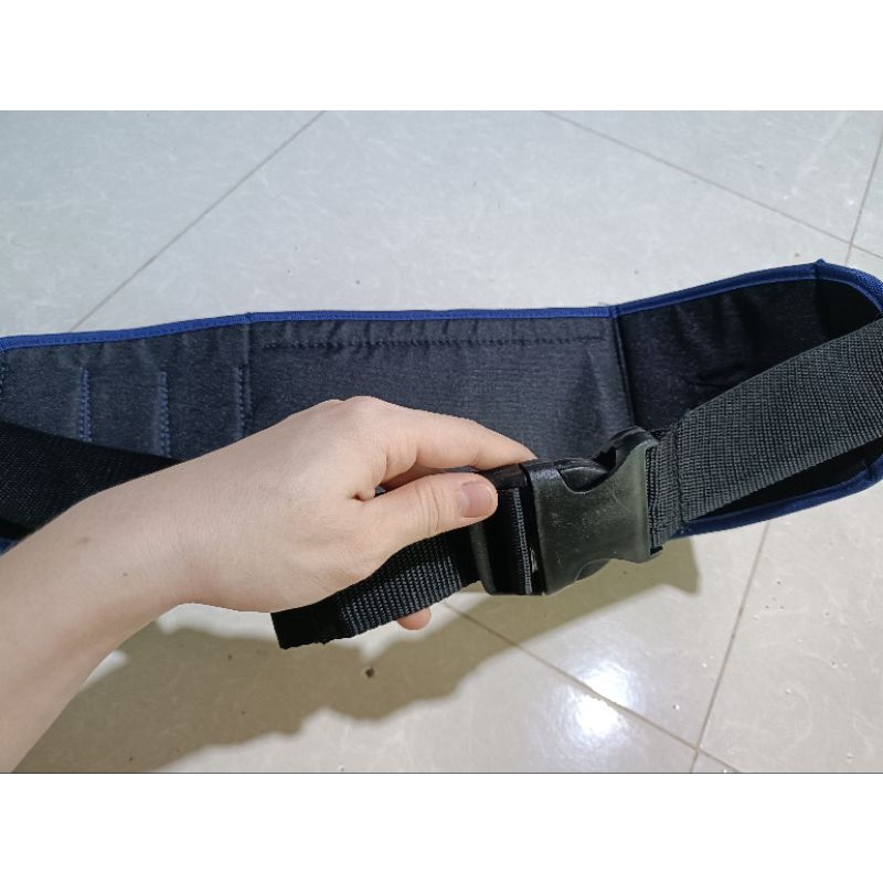 Túi Đựng Đồ Nghề_Đai Đựng Khoan Pin Màu Viền Xanh Dương Cao Cấp