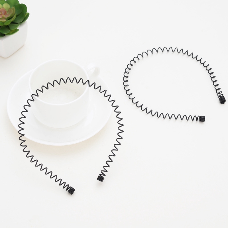 Cài tóc gợn sóng màu đen hợp thời trang cho nam nữ