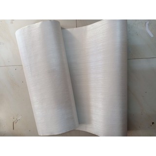 1m pvc giấy dán tường khổ 60cm - chỉ trắng