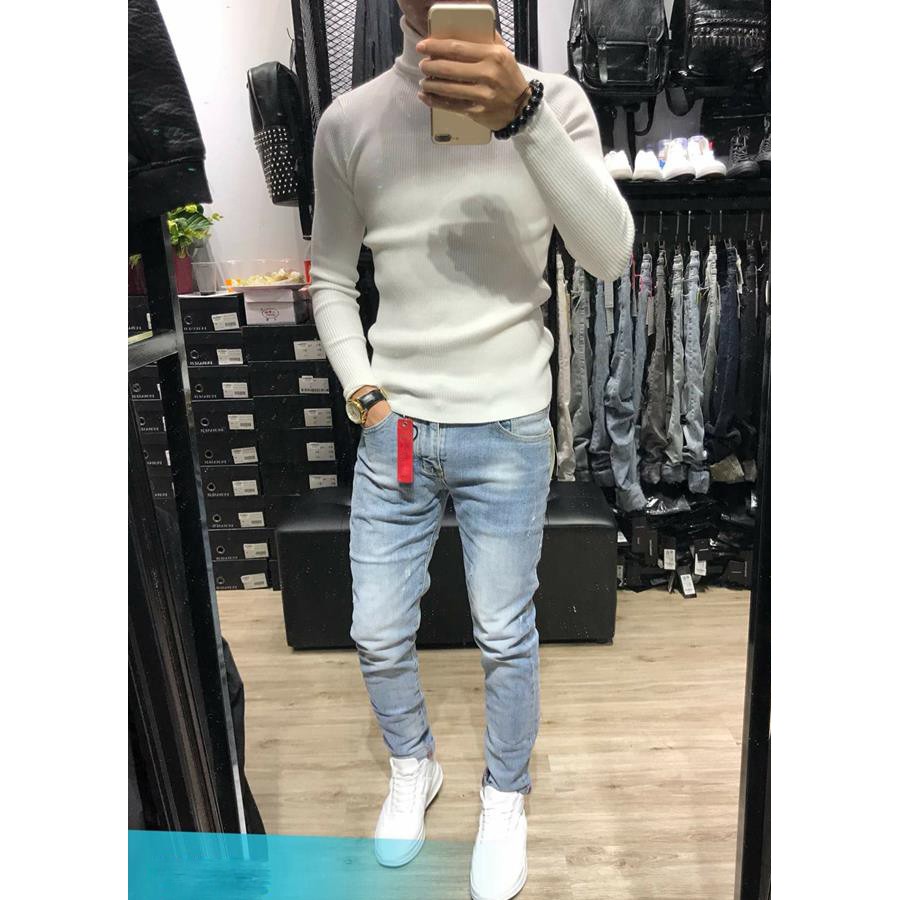 Quần Jeans Nam Wash Bạc Thời Trang Phong Cách Hàn | BigBuy360 - bigbuy360.vn